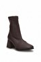 26Bk119.101C Women's Heeled Boots Brown - 2