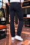 Men's Regular Fit Comfortable Cut Fabric Trousers - 4