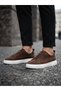 Ba0581 Men's Sneaker Daily Casual Sports Shoes Brown White Sole - 2