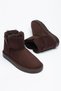 Aspen Women's Brown Suede Boots with Thick Fur Lining - 2