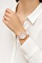 Women AK5112RGBH Analog Ceramic Watch 35 mm, Peach - 5