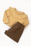 Knitwear Sweater and Corduroy Trousers Set - Baby Girl Ruffle Collar Combination 9-36 Months - 3