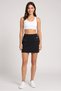 Women Sportswear Fit Drawstring Training Skirts, Black - 2