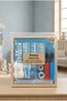 Diş Buğdayı Baby Boy Decoration Deluxe Set Blue Felt Letter Board with Stand Balloon Chain 7 Transparent Balloons with Stand My First Tooth Party Set - 3