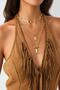 4 Piece Cowboy Gold Necklace Set - 2