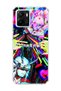 Vivo Y15S Compatible Neon Heart Sparkle Printed Transparent Phone Case
