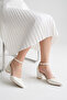 Women's Pointed Toe Thick Heeled Special Occasion Bridal Shoes - 6 cm