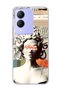 Vivo Y17S Compatible Snake Hair Sculpture Printed Transparent Phone Case