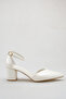 Women's Pointed Toe Thick Heeled Special Occasion Bridal Shoes - 6 cm - 5