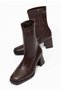 Women's Block Modern Heeled Boots - 2