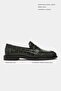 Vesta Khaki Waterway Crocodile Genuine Leather Flat Sole Women's Loafer Shoes - 2