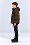 Boy's Hooded Plush Lined Quilted Winter Coat Ak 4302 - 4