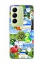 Vivo V30 Lite 4g Compatible Green Nature Desktop Printed Transparent Phone Case