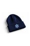 Snowflake Embroidered Knitwear Winter Beanie - Winter New Year Snowflake Themed Embroidered Knitwear Beanie - 2