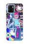 Vivo Y15S Compatible Chrome Robot Women Printed Transparent Phone Case