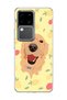 Vivo V30 5g Compatible Yellow Dog Lemon Printed Transparent Phone Case