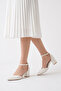 Women's Pointed Toe Thick Heeled Special Occasion Bridal Shoes - 6 cm - 3