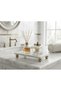 Decorative Marble Organizer Bathroom Coffee Table Top Makeup Organizer Tray Model Gold Color Ball Footed Marble