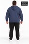 Men's Large Size Two-Thread Hooded Zipper Pocket Sweatshirt Cardigan Spr26Bhr961 - 3