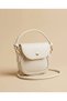Women's mini shoulder bag crossbody cream detailed daily chic bag - 2