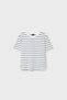 B01 Basic kalın regular fit çizgili t-shirt - 6