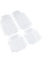 Universal Continental Rubber Car Mats - Transparent - 4