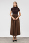 Fusta Matilda Jacquard - Camel - 3
