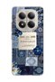 Redmi Note 15 Pro 4g / 5g Compatible Blue Carpet Verse Printed Transparent Phone Case
