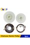 3pcs set CMCP Starter Pulley Recoil Spring Kit For Chainsaw 4500 5200 5800 45cc 52cc 58cc Chainsaw S