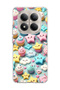 Redmi Note 15 Pro 4g / 5g Compatible Pastel Cake Star Printed Transparent Phone Case