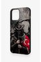حافظة سيليكون متوافقة مع هاتف iPhone 12 Pro Max بنمط المحارب التركي - 4