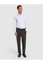 White Slim Fit Long Sleeve Basic Shirt 50331432-Vr013 - 4