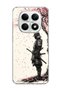 Redmi Note 15 4g Compatible Samurai Cherry Wood Printed Transparent Phone Case