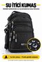 4927 Black Unisex Water-Resistant Multi-Compartment Crossbody Shoulder and Chest Bag - 2