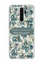 Redmi Note 8 Pro Compatible Blue Flower Prayer Printed Transparent Phone Case