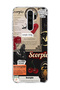 Redmi Note 8 Pro Compatible Scorpio Sign Printed Transparent Phone Case