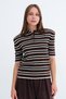 Padded Short Sleeve Knitwear T261100 - 5