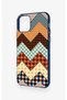 iPhone 11 Pro Compatible Colorful Knitted Pattern Silicone Case - 4