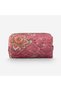 Mumbai Morning Pink Polyester Makeup Bag 21.5X10X10.5 cm