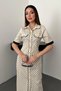 Ecru Polka Dot Dress - Ecru - 3