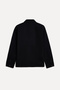 Men's Black Regular Fit Buttoned Jacket - 2