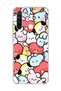 Redmi Note 8 Compatible Cute Colorful Characters Printed Transparent Phone Case