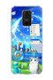 Redmi Note 9 Compatible Transparent Phone Case with Jellyfish and Cat Print
