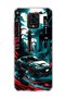 Redmi Note 9 Pro Compatible Sports Car Tokyo Tower Printed Transparent Phone Case