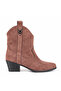Ravella Western Look Pointed Toe Women's Short Boots - 3