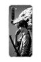 Redmi Note 8 Compatible Anime Wolf Warrior Printed Transparent Phone Case