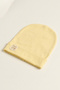 Baby Cotton Beanie Set Cute Desert Emblem Flexible Combed Cotton Newborn Children's Hat Yellow - 2