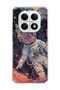 Redmi Note 15 4g Compatible Colorful Astronaut Printed Transparent Phone Case
