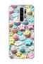 Redmi Note 8 Pro Compatible Pastel Cake Star Printed Transparent Phone Case