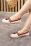 Daily Women's Ballerinas Tassel and Stitching Detailed Faux Leather Patterned Comfortable Lightweight Low Heeled Shoes 05
